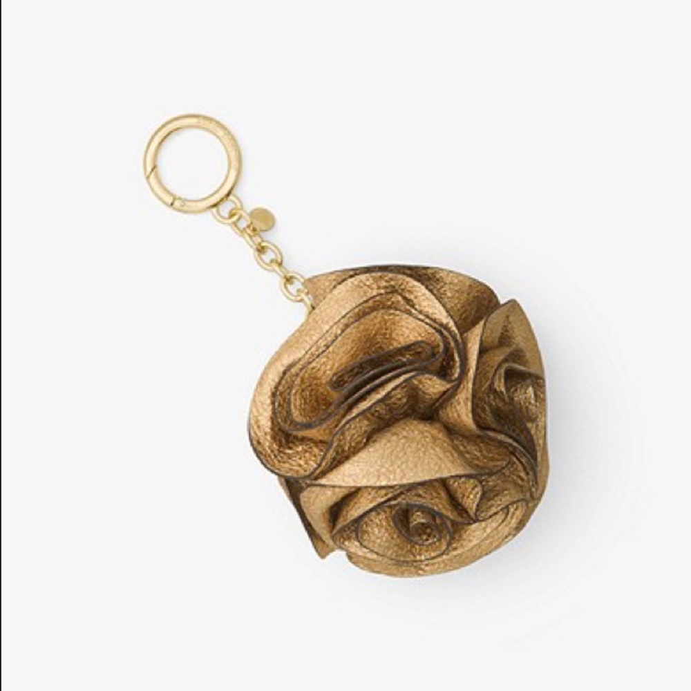MICHAEL KORS KEY CHAIN ORIGAMI ROSE GOLD